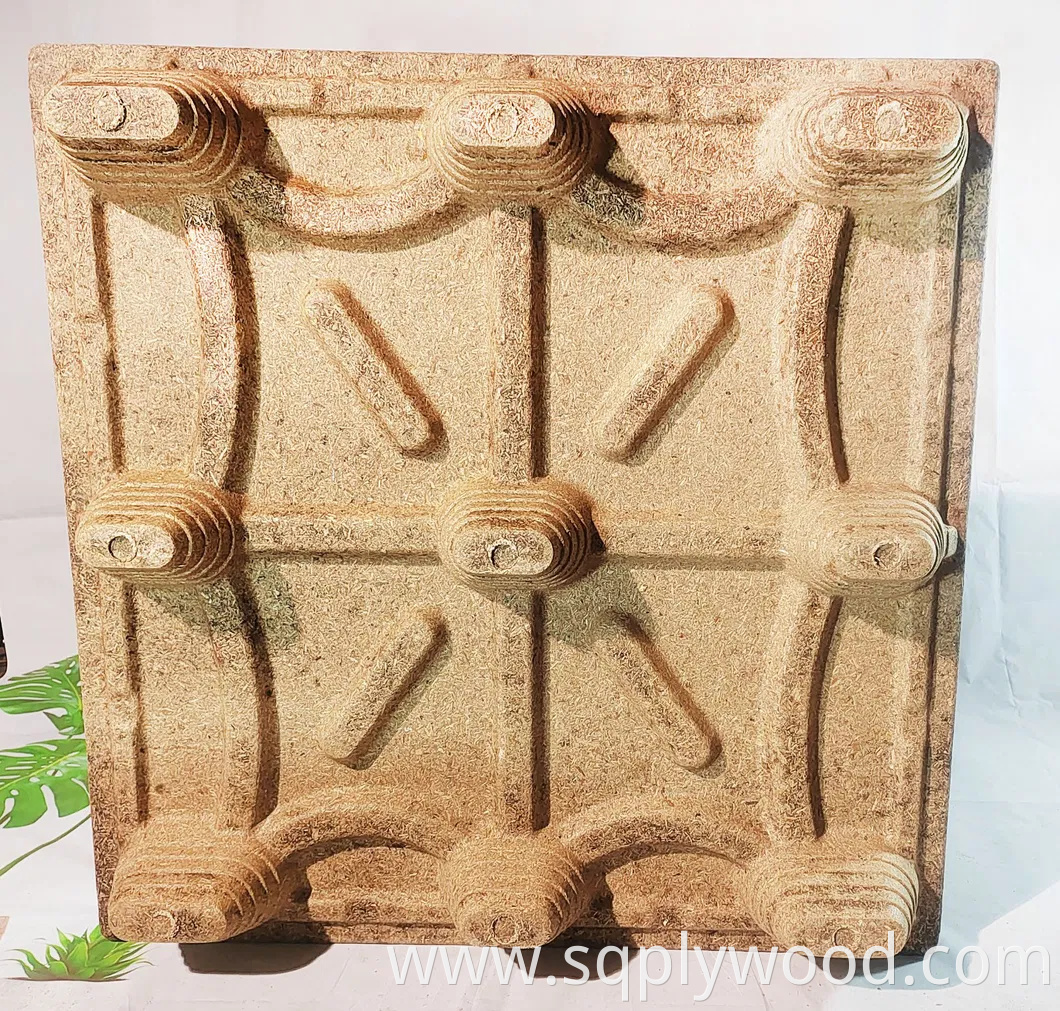 Manufacture Compressed Fumigation-Free Wood Fiber Eco Friendly Wooden Pallet